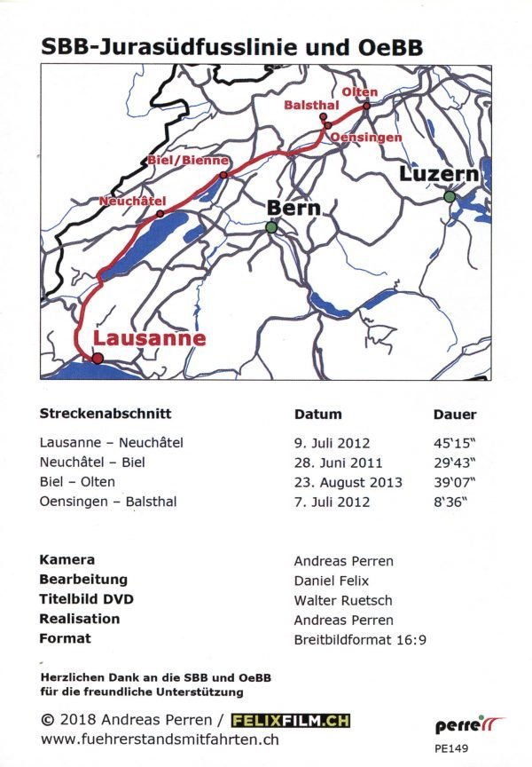 PE149 SBB Jurasudfusslinie and Oebb - Image 2